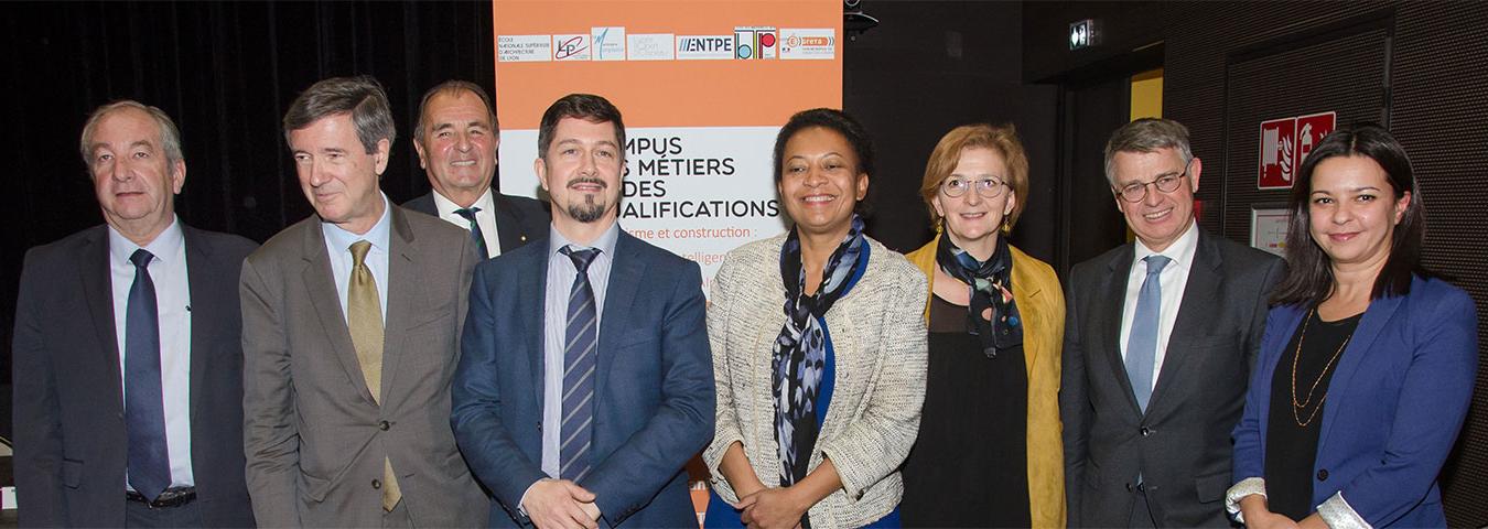 Inauguration du Campus des métiers et des qualifications « Urbanisme et Construction : vers une ville intelligente »