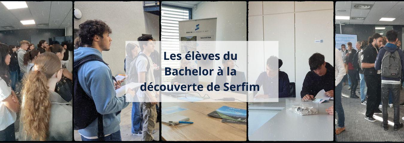 Les élèves du Bachelor à la découverte de Serfim 