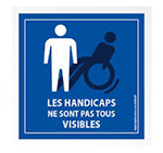 les handicaps ne sont pas tous visibles