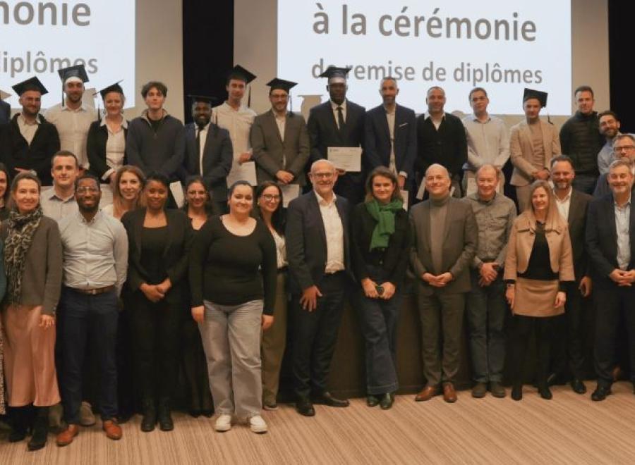 Remise des diplômes de la formation ENTPE / Transdev