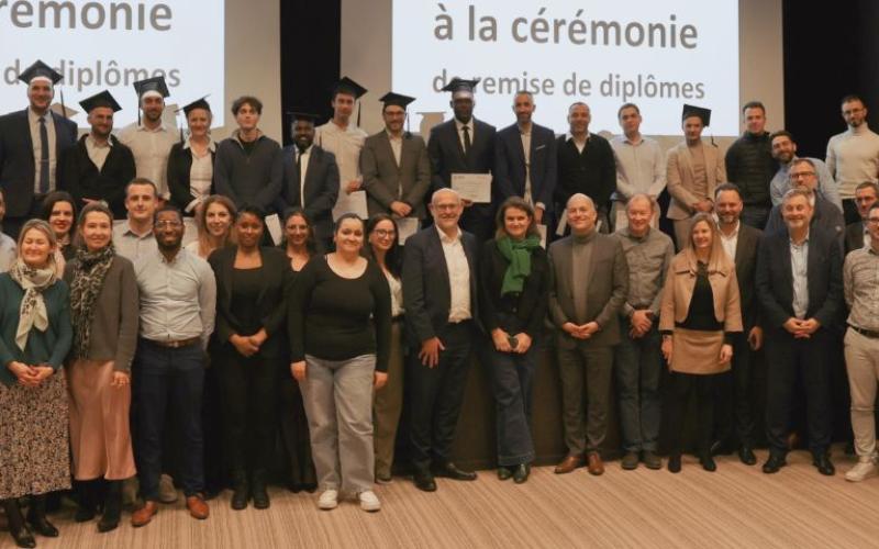 Remise des diplômes de la formation ENTPE / Transdev