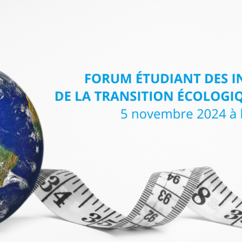 Forum étudiant sur la quantification des impacts environnementaux